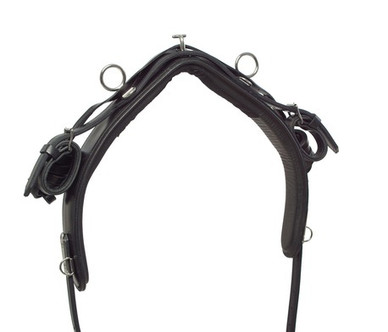 Silakompletti ponille ja shetlanninponille perinteinen valjastus, nahkaa