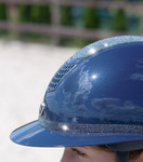 FP Quantinum Eclipse Shiny ratsastuskypärä, navy