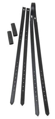 Kannatinremmi setti pitkä malli ponin QH silaan BioThane