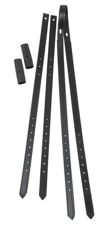 Kannatinremmi setti pitkä malli ponin QH silaan BioThane