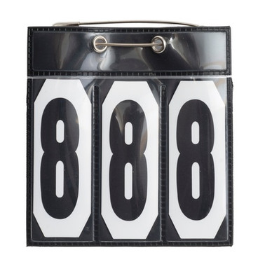 Kisanumero hakaneulalla, musta