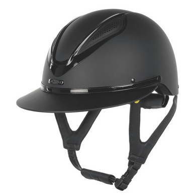 Adele Mips ratsastuskypärä, matta musta