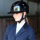 Alice Mips ratsastuskypärä, kiiltävä musta