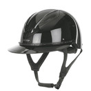 Alicia ratsastuskypärä, kiiltävä musta