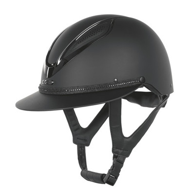 Chloe ratsastuskypärä, musta