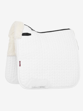 LeMieux Merino+ kouluhuopa lampaankarvalla, musta ja valkoinen