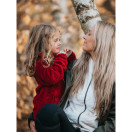 Fuzzy fleece Jr pörrötakki, red