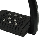 Aero jalustimet nastoilla, alu/black