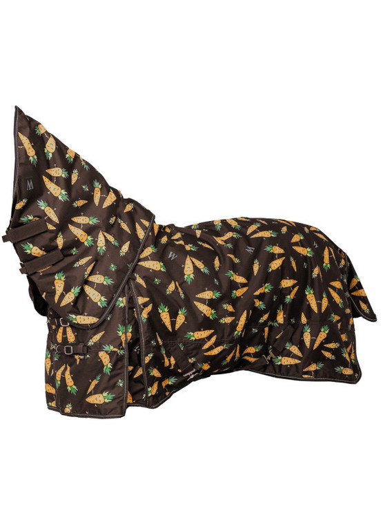 Carrot 150g toppaloimi 600D irrotettavalla kaulakappaleella, ruskea