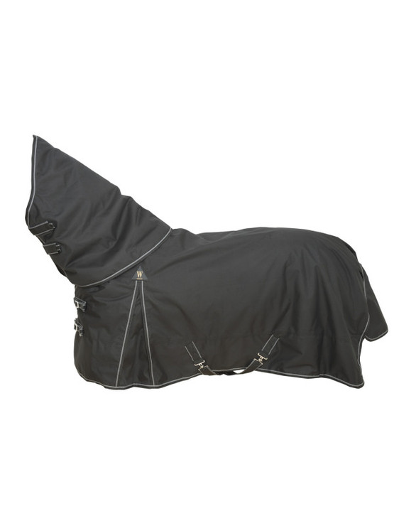 Rain Buster sadeloimi 600D 50g irrotettavalla kaulakappaleella, musta