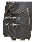 Rain Buster sadeloimi 600D 50g irrotettavalla kaulakappaleella, musta