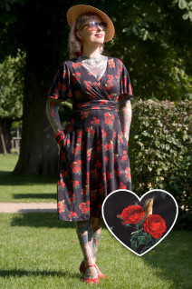 Dolly & Dottyn Donna Red Roses -mekko