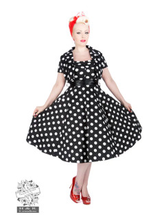 Hearts & Roses Vivian polka dot -mekko ja bolero
