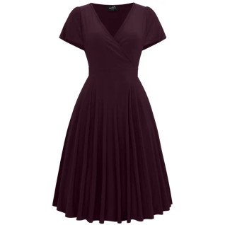 Lady Vintage Lyra Bordeaux-mekko