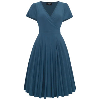 Lady Vintage Lyra Teal-mekko