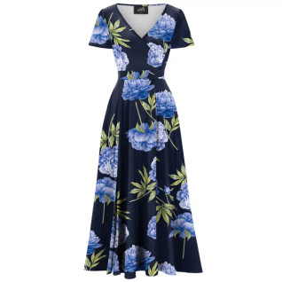 Lady Vintage Lyra Blue Peony-maximekko