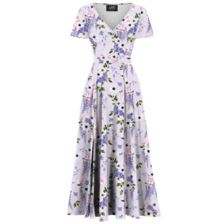 Lady Vintage Lyra Lilac Wisteria -maximekko