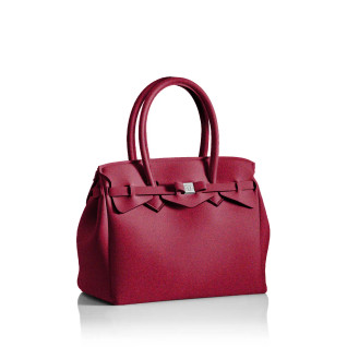 Miss Plus-käsilaukku, chianti, HANDMADE IN ITALY!
