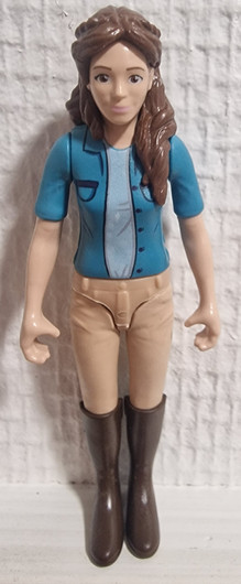 Schleich ratsastaja brunetti beiget housut