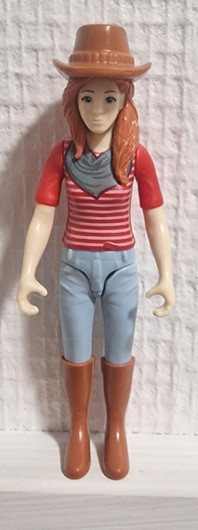 Schleich Hannah lännenratsastaja raitapaita 