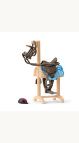 Schleich satula, suitset, varustepukki, kypärä 42613