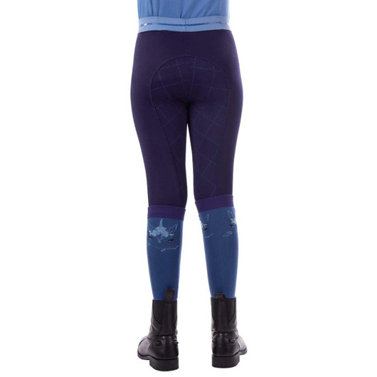 Lasten ratsastuslegginssit Yazz navy QHP