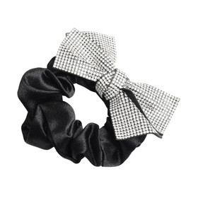 SD Design musta scrunchie bling rusetilla J-201