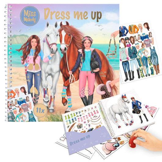 Miss Melody Dress me up tarrakirja