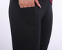 Eden musta ratsastuslegginssit full grip QHP