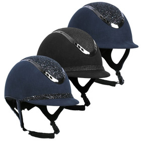 Ratsastuskypärä Glitz black QHP