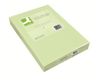 Kopiopaperi Q-Connect A4 80g vaaleanvihreä/500