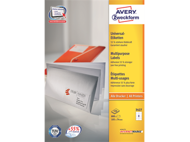 Monitoimitarra Avery 3427 105x74/800 Ultra Grip