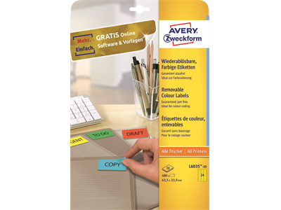 Monitoimitarra Avery L6035 63,5x33,9/480 keltainen