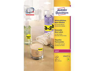 Monitoimitarra Avery L7651Y 38,1x21,2/1625 neonkeltainen