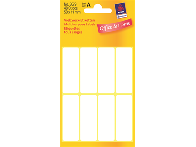 Etiketti Avery 3079 50X19/48