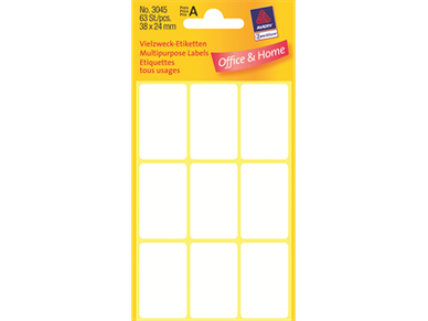 Etiketti Avery 3045 38X24/63