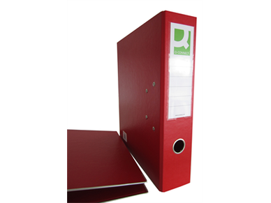 Mappi Q-Connect+ 750 A4 metallivahvike punainen 25 kpl