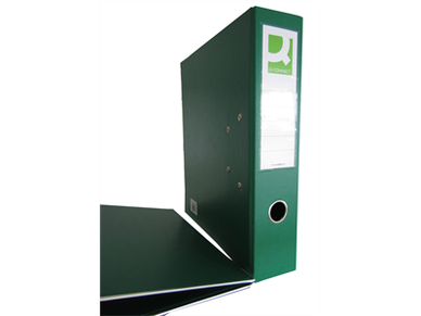 Mappi Q-Connect+ 750 A4 metallivahvike vihreä 25 kpl