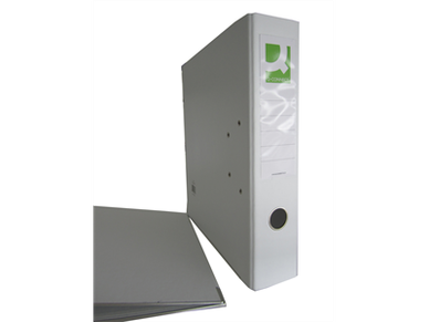 Mappi Q-Connect+ 750 A4 metallivahvike valkoinen 25 kpl