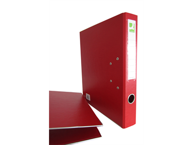 Mappi Q-Connect+ 500 A4 metallivahvike punainen 25 kpl