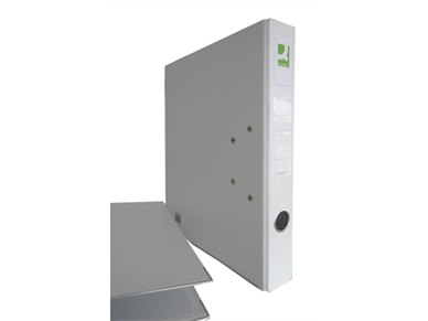 Mappi Q-Connect+ 500 A4 metallivahvike valkoinen 25 kpl