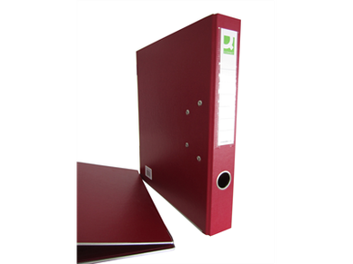 Mappi Q-Connect+ 500 A4 metallivahvike viininpunainen 10 kpl