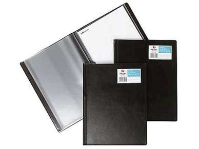 Kokoojakansio kovakansi PVC 12-tasku musta