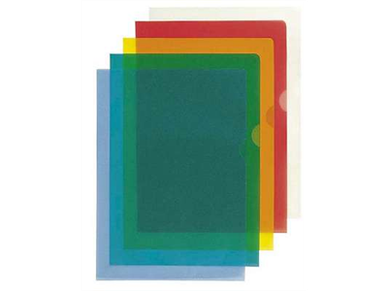 Muovitasku Q-Connect A4 PP120 LPS/100 punainen