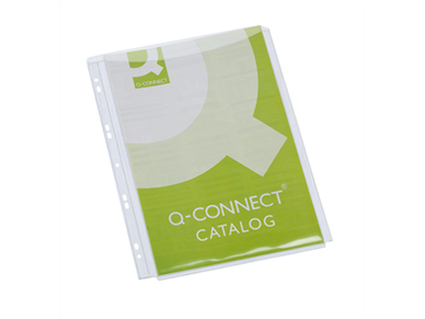   Paljetasku Q-Connect A4 PVC 0.18/5 