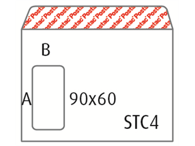  Isoikkunakuori C4 Postac 95g STAH 90x60/500 