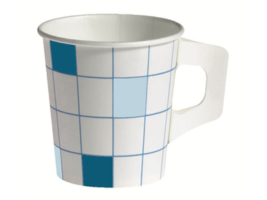 Kahvikuppi Siniruutu korvallinen 175 ml/80