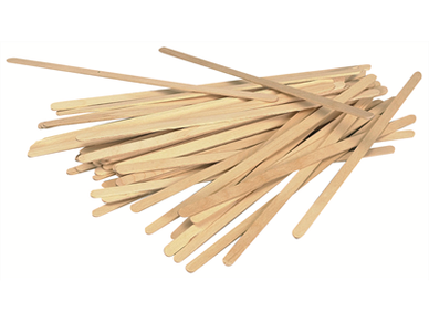 Kahvisekoitin puinen 140 mm/1000 kpl 