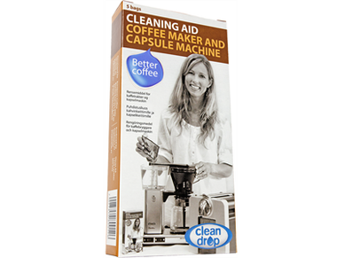 Puhdistusaine kahvinkeittimiin Clean Drop/5 