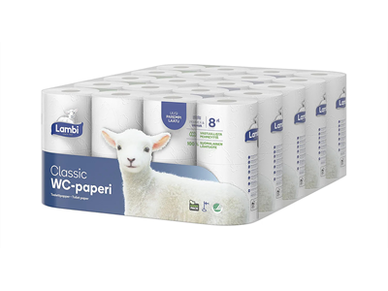 WC-paperi Lambi valkoinen/40 rullaa 